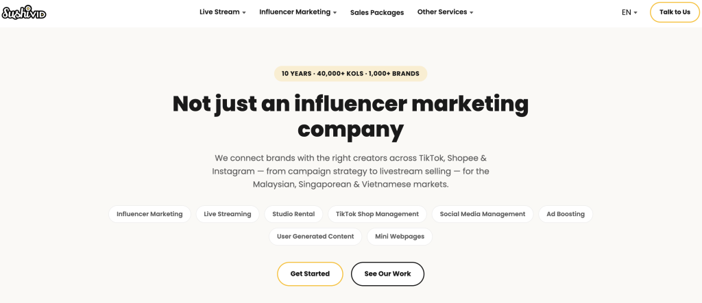 AtisfyReach Atisfyre Atisfy AI-Powered Influencer Marketing Platform Singapore 2026